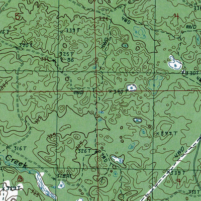 Western Michigan University MI-Woodville: Authoritative US Topos 1985 digital map