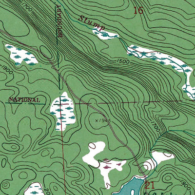 Western Michigan University MN-ONT-Pine Lake East: Authoritative US Topos 1959 digital map