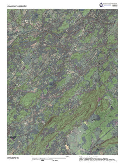 Western Michigan University NJ-Blairstown: GeoChange 1942-2010 digital map