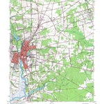 Western Michigan University NJ-Bridgeton: Authoritative US Topos 1953 digital map