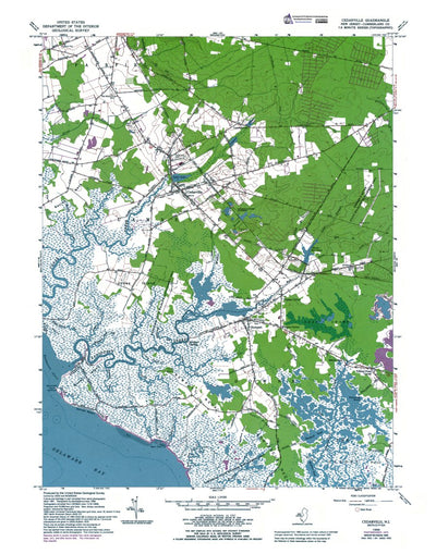 Western Michigan University NJ-Cedarville: Authoritative US Topos 1956 digital map