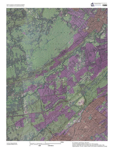 Western Michigan University NJ-Chatham: GeoChange 1942-2010 digital map