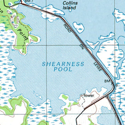 Western Michigan University NJ-DE-Bombay Hook Island: Authoritative US Topos 1993 digital map
