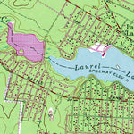 Western Michigan University NJ-Dividing Creek: Authoritative US Topos 1956 digital map