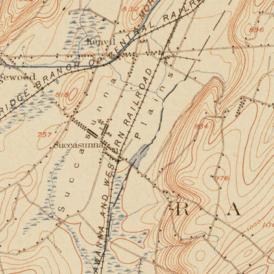 Western Michigan University NJ-Lake Hopatcong: Authoritative US Topos Historic 1905 digital map