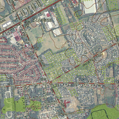 Western Michigan University NJ-PA-Bristol: GeoChange 1942-2010 digital map