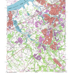 Western Michigan University NJ-PA-Woodbury: Authoritative US Topos 1967 digital map