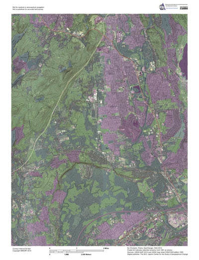 Western Michigan University NJ-Pompton Plains: GeoChange 1942-2010 digital map