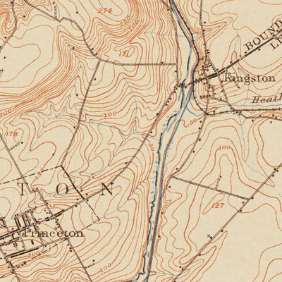 Western Michigan University NJ-Princeton: Authoritative US Topos Historic 1906 digital map