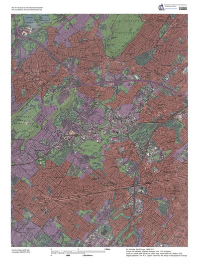 Western Michigan University NJ-Roselle: GeoChange 1943-2010 digital map