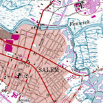Western Michigan University NJ-Salem: Authoritative US Topos 1948 digital map