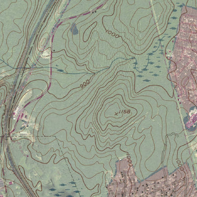 Western Michigan University NJ-Stanhope: GeoChange 1942-2010 digital map