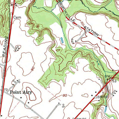 Western Michigan University NJ-Woodstown: Authoritative US Topos 1967 digital map
