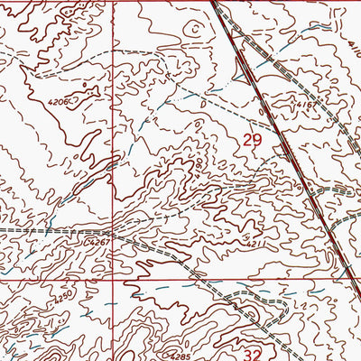 Western Michigan University NM-TX-NEWMAN SW: Authoritative US Topos 1955 digital map