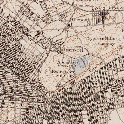 Western Michigan University NY-Brooklyn: Authoritative US Topos Historic 1900 digital map