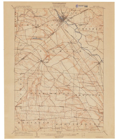Western Michigan University NY-Carthage: Authoritative US Topos Historic 1904 digital map