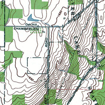 Western Michigan University NY-Castile: Authoritative US Topos 1972 digital map