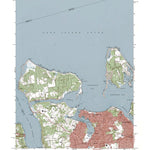 Western Michigan University NY-CT-Lloyd Harbor: Authoritative US Topos 1967 digital map