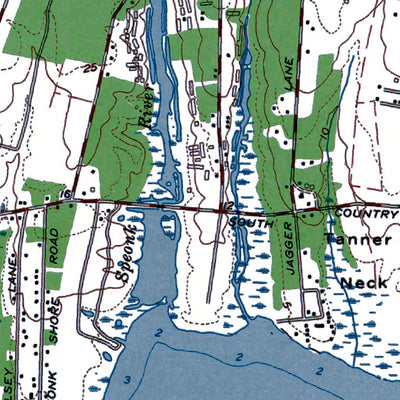 Western Michigan University NY-Eastport: Authoritative US Topos 1956 digital map