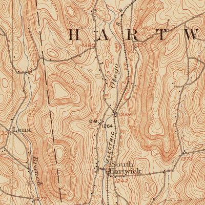 Western Michigan University NY-Hartwick: Authoritative US Topos Historic 1912 digital map