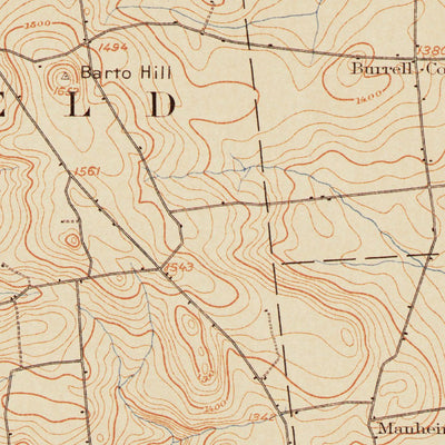 Western Michigan University NY-Little Falls: Authoritative US Topos Historical 1903 digital map
