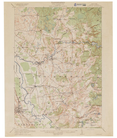 Western Michigan University NY-Lowville: Authoritative US Topos Historic 1913 digital map