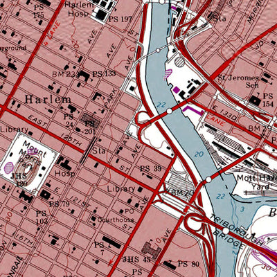 Western Michigan University NY-NJ-Central Park: Authoritative US Topos 1966 digital map