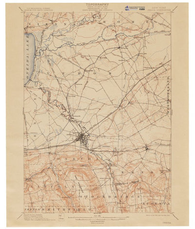Western Michigan University NY-Oneida: Authoritative US Topos Historic 1902 digital map