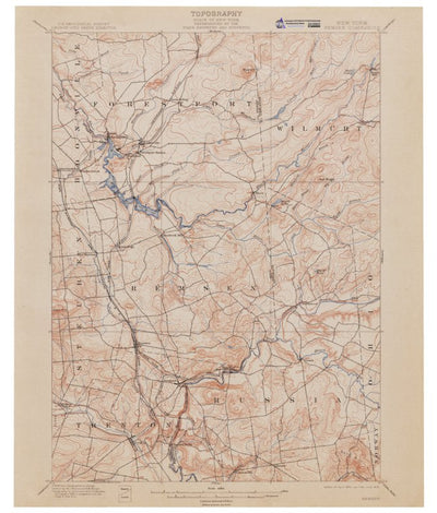 Western Michigan University NY-Remsen: Authoritative US Topos Historic 1900 digital map