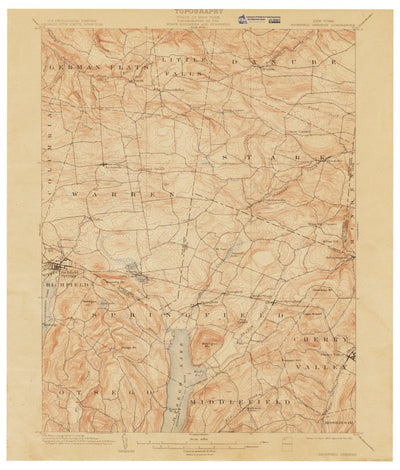 Western Michigan University NY-Richfield Springs: Authoritative US Topos Historic 1903 digital map