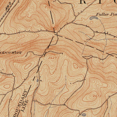 Western Michigan University NY-Richmondville: Authoritative US Topos Historic 1904 digital map