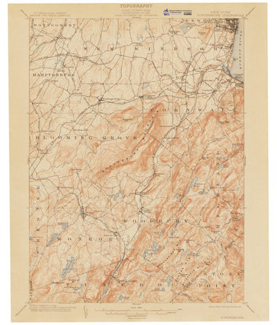 Western Michigan University NY-Schunemunk: Authoritative US Topos Historic 1902 digital map
