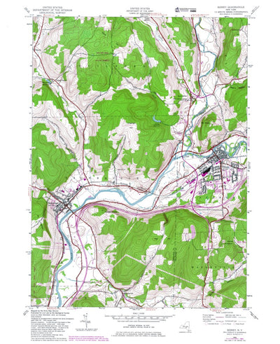 Western Michigan University NY-Sidney: Authoritative US Topos 1943 digital map