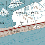 Western Michigan University NY-West Gilgo Beach: Authoritative US Topos 1967 digital map