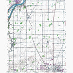 Western Michigan University OH-Bowling Green North: Authoritative US Topos 1958 digital map