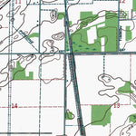 Western Michigan University OH-Bradner: Authoritative US Topos 1969 digital map