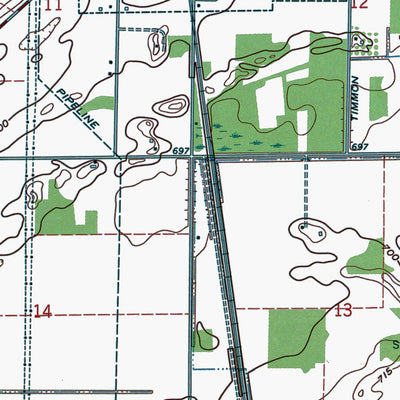 Western Michigan University OH-Bradner: Authoritative US Topos 1969 digital map