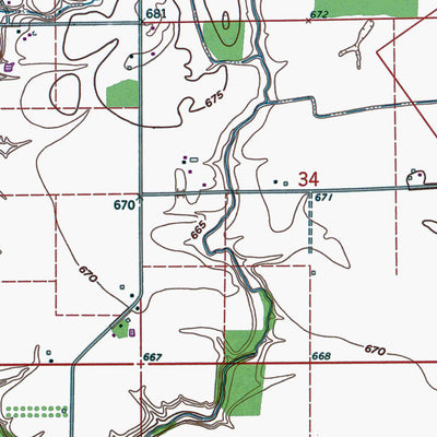 Western Michigan University OH-Colton: Authoritative US Topos 1960 digital map