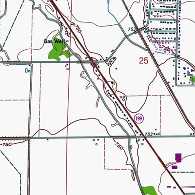 Western Michigan University OH-Fostoria: Authoritative US Topos 1960 digital map