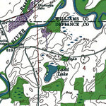 Western Michigan University OH-IN-Butler East: Authoritative US Topos 1994 digital map