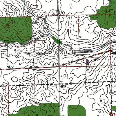 Western Michigan University OH-MI-Fayette: Authoritative US Topos 1971 digital map