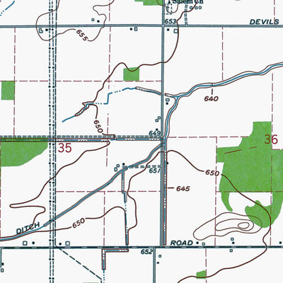 Western Michigan University OH-Pemberville: Authoritative US Topos 1969 digital map
