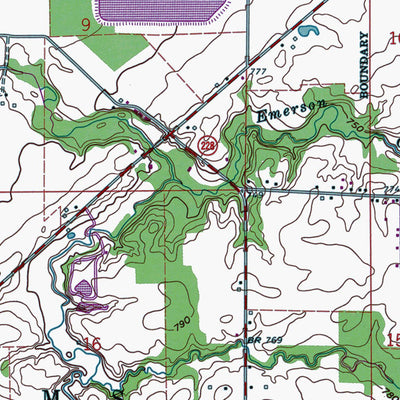 Western Michigan University OH-Watson: Authoritative US Topos 1960 digital map