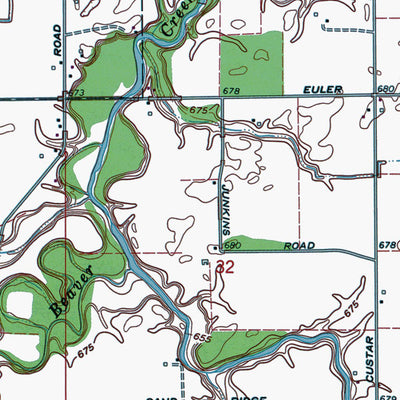Western Michigan University OH-Weston: Authoritative US Topos 1960 digital map