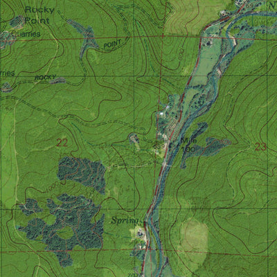 Western Michigan University OR-Clear Creek: GeoChange 1973-2012 digital map
