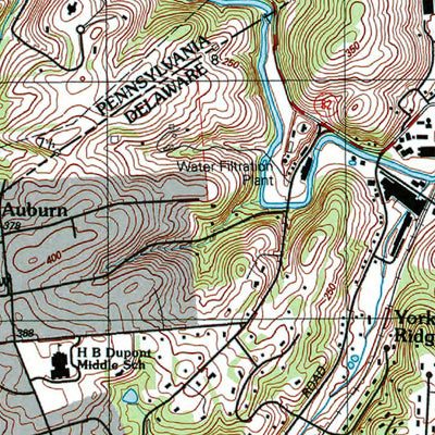 Western Michigan University PA-DE-Kennett Square: Authoritative US Topos 1993 digital map
