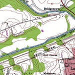 Western Michigan University PA-Langhorne West: Authoritative US Topos 1965 digital map