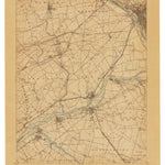 Western Michigan University PA-NJ-Burlington: Authoritative US Topos Historic 1906 digital map