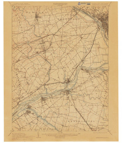 Western Michigan University PA-NJ-Burlington: Authoritative US Topos Historic 1906 digital map