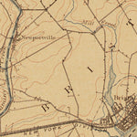 Western Michigan University PA-NJ-Burlington: Authoritative US Topos Historic 1906 digital map
